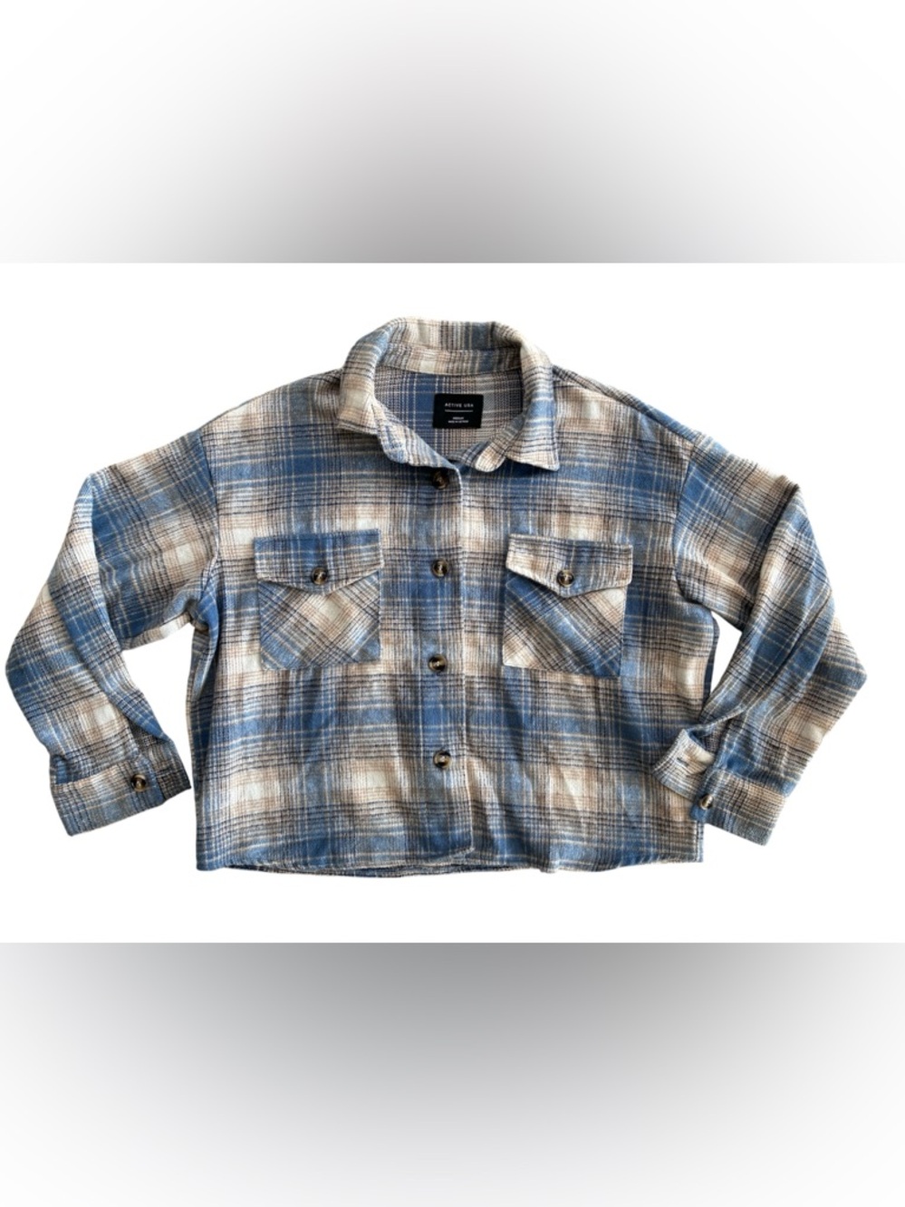 Women’s active USA flannel